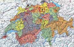 Lage Zuerichs in der Schweiz