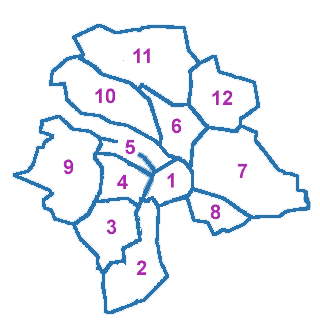 Karte Stadtkreise